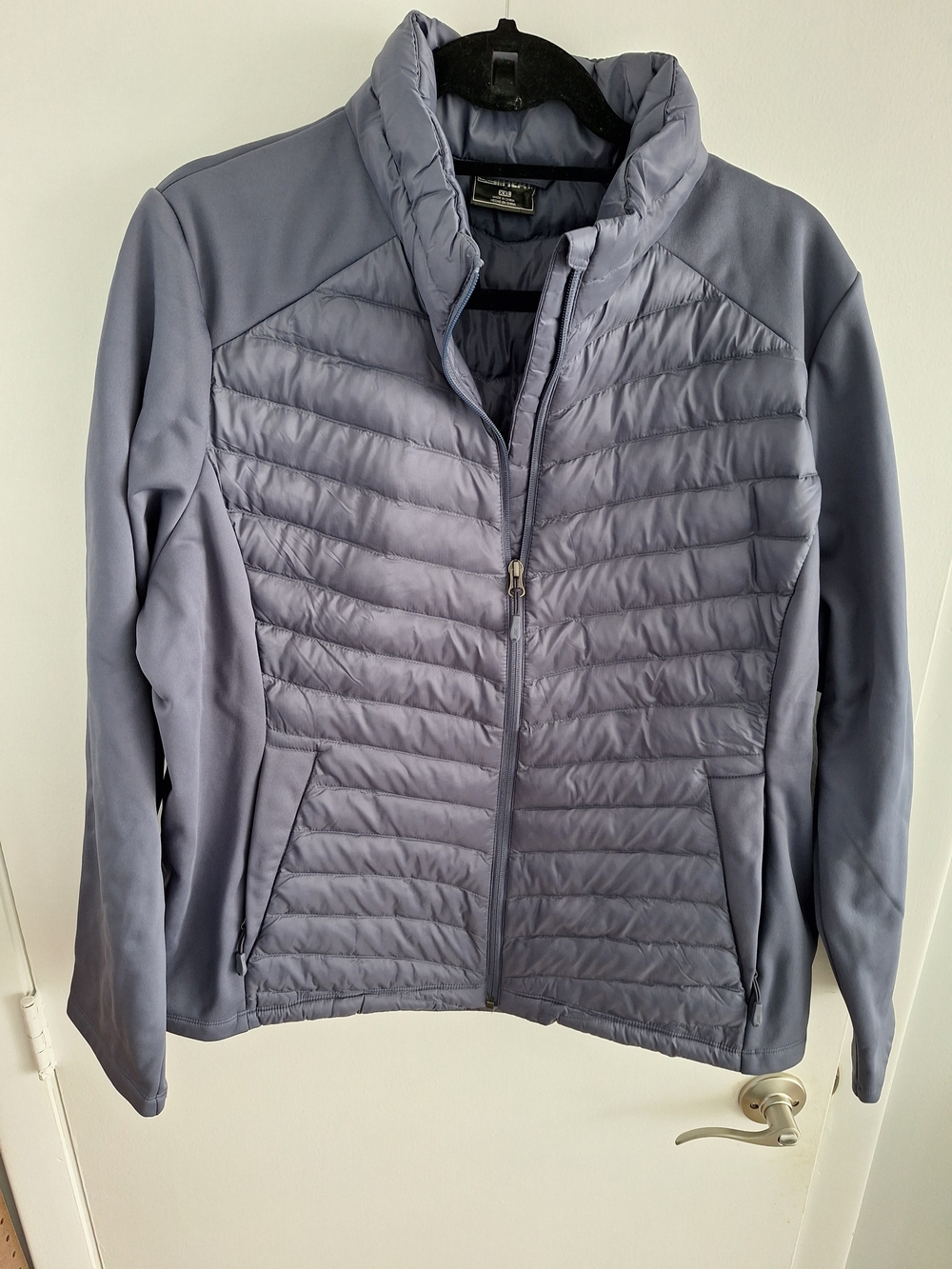32 Degrees Heat Women Lightweight Puffer Jacket - Steel Blue,Size XL